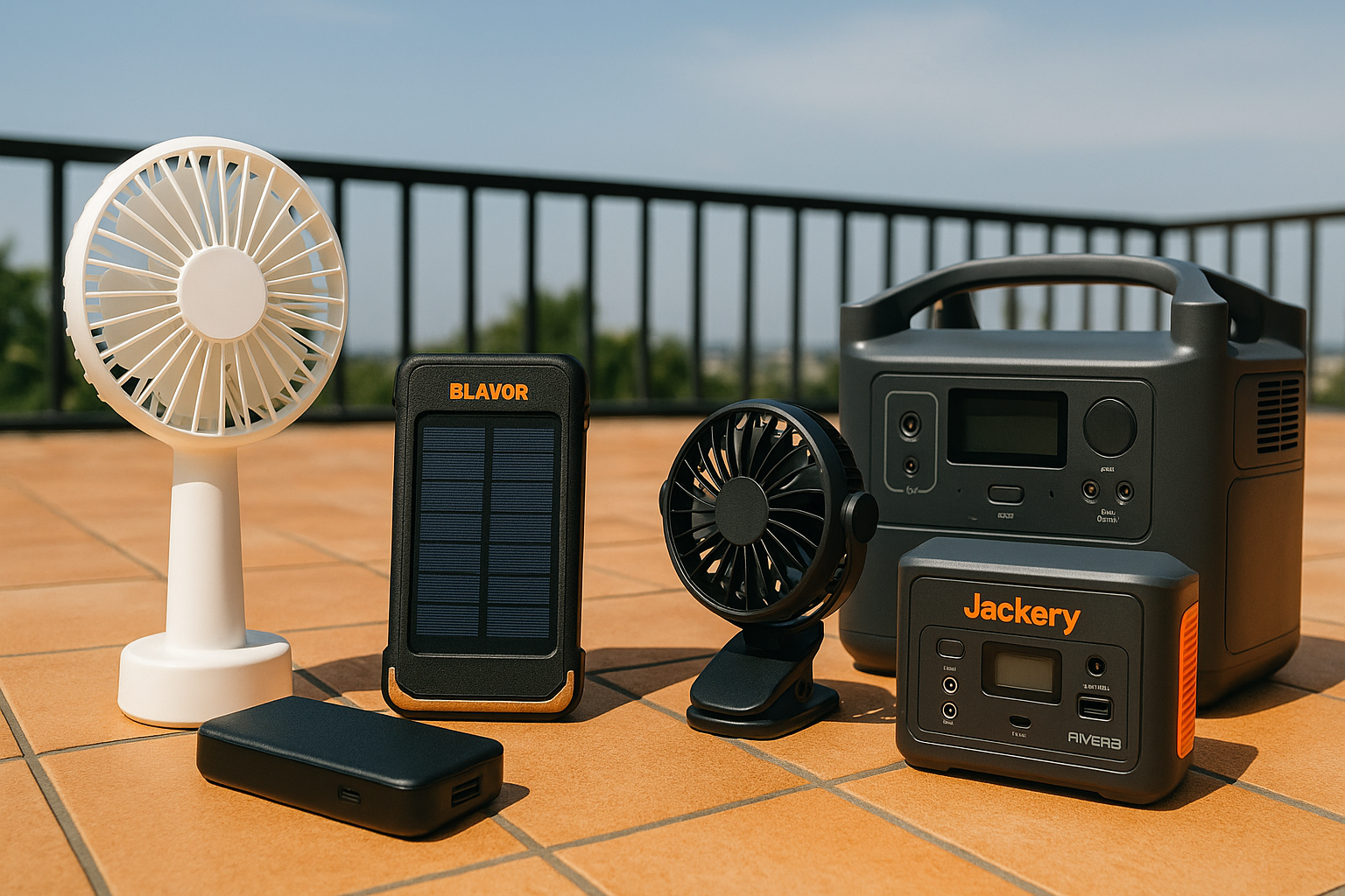 Portable fans and power stations ready for summer heat